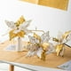 thumbnail image 5 of El tallo se puede retraer en un pétalo la banda de espuma superior debe ser de 25 cm flores navideñas doradas flores artificiales de tela de alta gama para decoración árbol ANGGREK Otros, 5 of 8