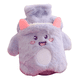 thumbnail image 2 of Cute Funda De Agua Caliente De Peluche Y Calentador De Manos Xtellar morado, 2 of 4