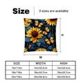 thumbnail image 5 of Starry Sky Sunflower Butterfly Velvet Throw Pillow Covers Inserts in 16x16, 18x18, and 20x20 Inches - Set of 2 - Unique Patterns for Throw Pillow Covers for All Occasions, 5 of 6