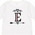 thumbnail image 4 of Inktastic Letter E Monogram Tribal Arrow Girls Long Sleeve Toddler T-Shirt, 4 of 5