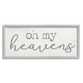 thumbnail image 5 of Stupell Industries Oh My Heavens Expression Southern Charm Typography Inspirational Painting Black Framed Art Print Wall Art, 13 x 30, 5 of 5