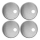 thumbnail image 3 of 2 pares de tapas de perno de inodoramiento redondo de metal cubiertas decorativas para el baño instalación de inodoro accesorio práctico tornillo de inodoro tapas para reparación de inodoros, 3 of 8