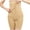 Beige, variant on High Waisted Shapewear Shorts for Women Butt Lifting Adjustable Waist Thigh Slimmer Seamless Body Shaper Underwear