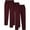 Wine, variant on CaiJunJia 3 Pack Sweatpants Men's with Pockets Loose Lightweight Stretch Lounge Pants Comfy Drawstring Workout Jogging Pants,Beige Sizes S-3XL