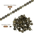 thumbnail image 3 of Uxcell 3Pack 1Meter Flower Upholstery Tacks Strips Trim Sofa Decorative Nails, Bronze, 3 of 5