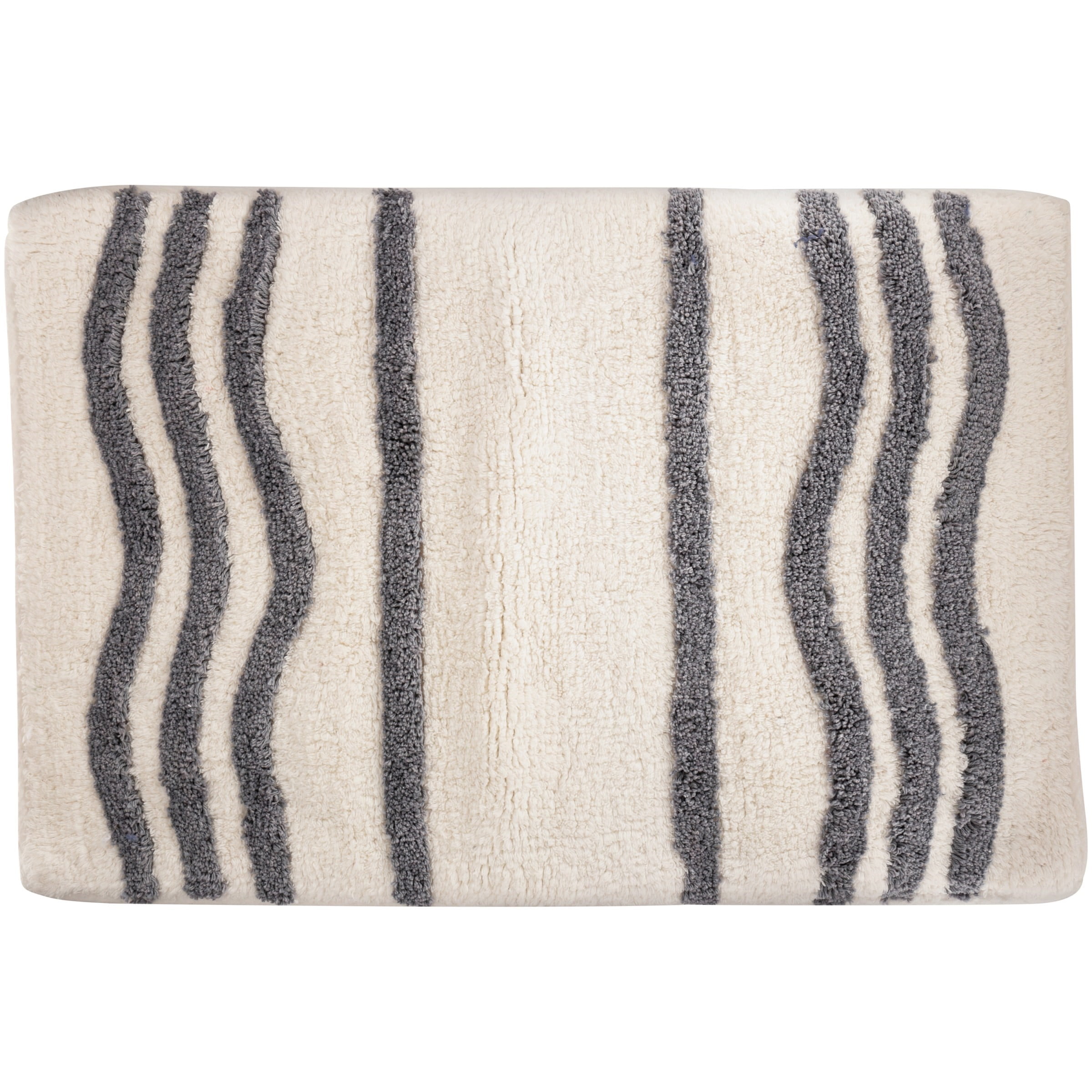 Mainstays Cotton Striped Bath Rug