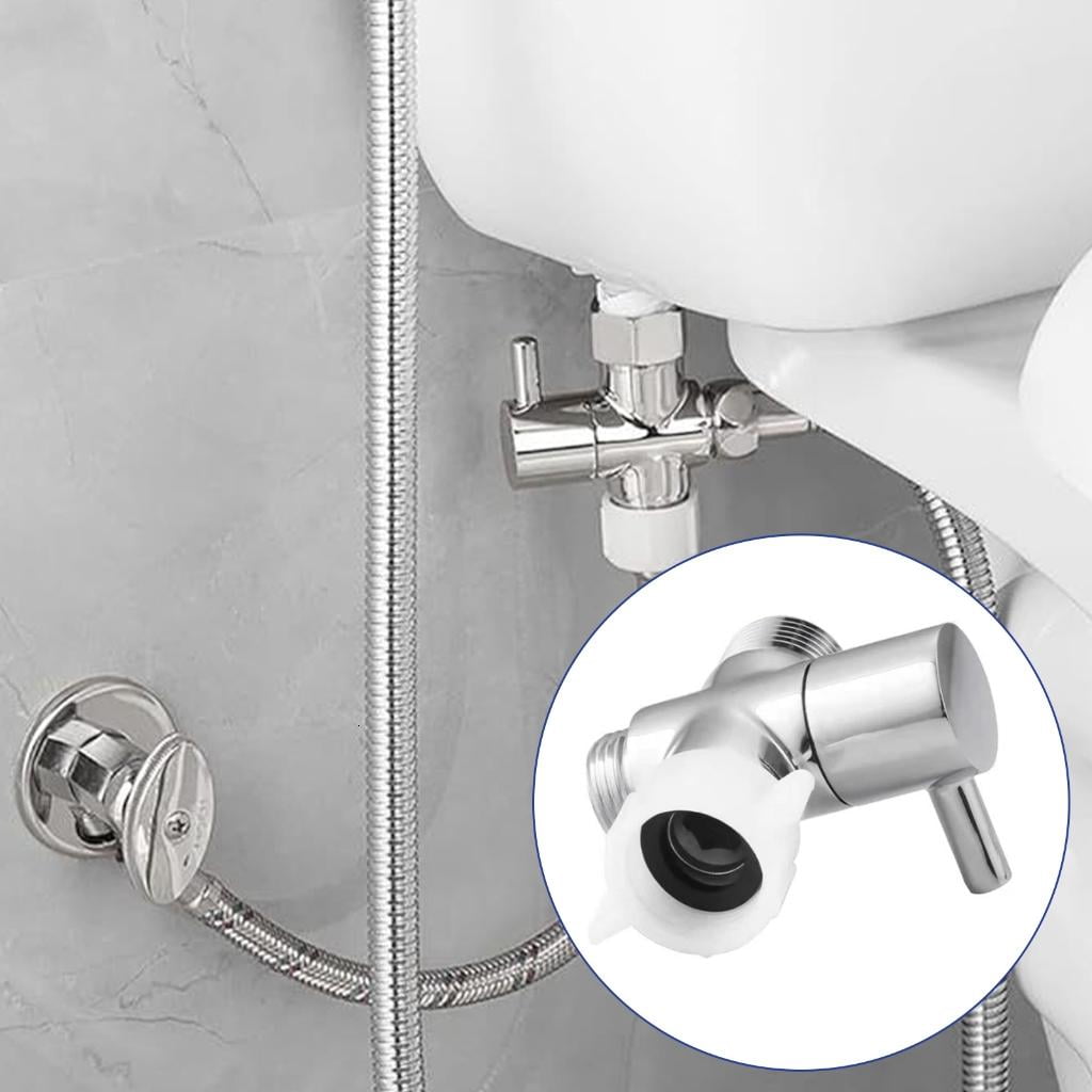3 Way Brass Bidet T Adapters With Shut Off Valves Toilet Bidet Water Separators