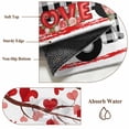 thumbnail image 6 of Entryway Rug 2'x3', Valentine's Day Small Rug for Kitchen Bathroom Door Mat Indoor Entrance, Love Tree Branches Truck Roses Buffalo Plaid Non-Slip Area Rugs Floor Mats Carpet Front Door Rugs, 6 of 8