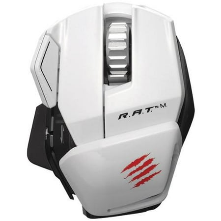 UPC 728658034504 product image for Mad Catz R.A.T. M Wireless Mobile Gaming Mouse, White | upcitemdb.com