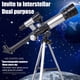 thumbnail image 3 of Telescopio astronómico HD para niños, adultos, principiantes, telescopio Monocular de ciencia portátil, juguetes educativos de aprendizaje, 3 of 9