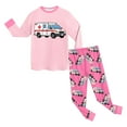 thumbnail image 5 of Leey-World Bamboo Viscose Toddler Pajamas Boys Girls Baby Pjs Sets Kids Long-Sleeve Snug fit Sleepwear 6-12 Months 12-24 Months 2t 3t 4t 5t 6t 7t 8t 9t Children(Pink,5-6 Years), 5 of 6