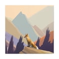 thumbnail image 3 of Fox in Moonlight Glow - Canvas, 3 of 25