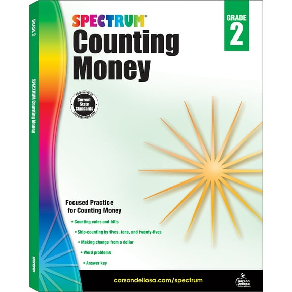 Spectrum Counting Money, Grade 2: Volume 116, (Paperback)