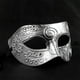 thumbnail image 4 of KAKOWELY Máscara de luchador griego romano para adultos, ideal para bailes de disfraces, bailes de máscaras y Halloween (plateada)., 4 of 4