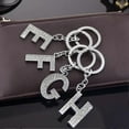 thumbnail image 4 of Porte-clés Alphabet Bling Initiale Unisexe Incrusté de Strass Cadeau, 4 of 5