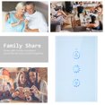 thumbnail image 4 of Wi-Fi Smart Dimmer Touch Switch Voice Control Compatible with Home APP Remote Control Schedule Family Share Light Control Touched Switch, 4 of 7