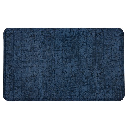 Mohawk Home Dri-Pro Cushion Kitchen Mat  Salten  Sea Blue  1  6  X 2  6