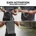 thumbnail image 3 of Cold Factor Instant Cooling Hoodie - Gray, One Size – Lightweight, UPF 50+ Sun Protection, Sweat-Wicking for Running, Hiking & Outdoor Sports, 3 of 8
