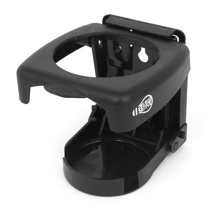 - Portable Plastic Folding Car Cup Drinking Holder for Beverage Black