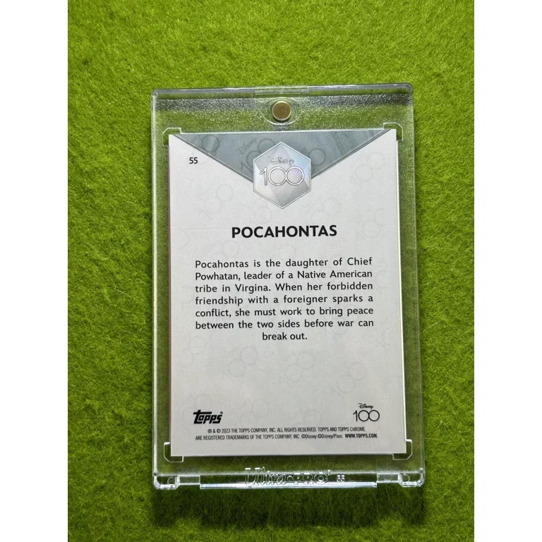 POCAHONTAS Disney 100 PINK REFRACTOR CARD #/399 SP 2023 Topps