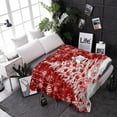 thumbnail image 4 of Yibo St.Patrick's Day Blankets Farm Buffalo Plaid Truck Shamrock Clover Soft Blanket Decorative for Home Sofa Couch Chair Living Bedroom Spring Holidays Green Black, 4 of 7