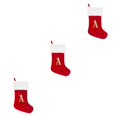 thumbnail image 2 of Moyic Calcetines Decorativos Navideños De Tela - Comodidad Exquisita Y Suave Para Las Vacaciones Y Las Telas Son Suaves Grandes Rojo A Type1 NO1, 2 of 6