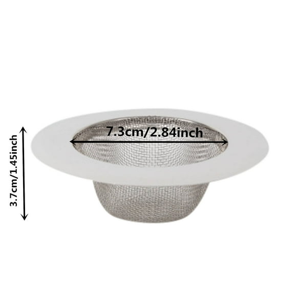 LSLJS Kitchen Sink Strainer Stainless Steel, Mesh and Punching, Kitchen Drainsage Advanced Strainer Sink Filter Sewer To Clogging