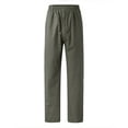 thumbnail image 3 of Akiihool Mens Pants Relaxed Men's Modern Fit Comfort Stretch Casual Performance Pant (Army Green,4XL), 3 of 5
