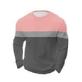 thumbnail image 4 of YFNNUP Men's Waffle Long Sleeve Shirts,Crew Neck Thermal Underwear Tops Casual Pullover Sweaters Knit Undershirts, 4 of 5