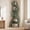 GREEN, variant on Finmind 5-Tier Corner Shelf, Modern Wavy Corner Bookshelf, Tall Bookcase Shelf for Living Room, Home Office, Bedroom (Blue)