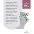thumbnail image 7 of MeMoi Women's Bonny Floral Ribbon Cotton Blend Anklet Sock - Womens - Female, One Size, Alloy, 7 of 7