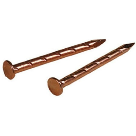 Weathered Copper Angle - 122540 0.75 in. x 17 Copper Plated Weather Strip Nails - Pack Of 6