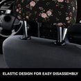 thumbnail image 3 of Uemuo Flowers Printed 2 PCS Car All-Inclusive Headrest Cover, Headrest Protector, Soft Elastic Breathable Seat Headrest Anti-Dirty Cover Headrest Cover Protector, 3 of 6