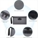 thumbnail image 5 of Bolsa Dinero con Cerradura, Bolsa Dinero Segura para Efectivo, Bolsa Accesorios con Cerradura para Hombres y Mujeres, para Viajes, Depósito Bancario, Teléfono Celular, Gris, 5 of 7