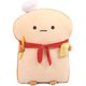 thumbnail image 1 of Liangnv Divertida Almohada De Pan Tostado En Rebanadas,Almohada Abrazada De Felpa En Forma De Pan con Bufanda Roja,Cojín De Sofá De Comida Tostada Suave para Decoración del Hogar,Regalos De Peluc, 1 of 5