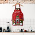 thumbnail image 3 of Oferta especial de Amazon Nuevo delantal navideño Estilo Grinch Santa Claus Delantal de cocina para el hogar Suministros de decoración navideña, 3 of 4