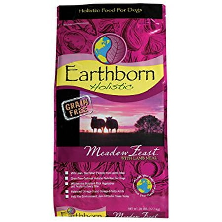Earthborn Holistic Grain-Free Meadow Feast With Lamb Natural Dry Dog Food, 28