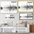 thumbnail image 4 of Designart "Cityscape Sketch Hong City painting II" Hong Kong Floater Framed Canvas Art Print, 4 of 7