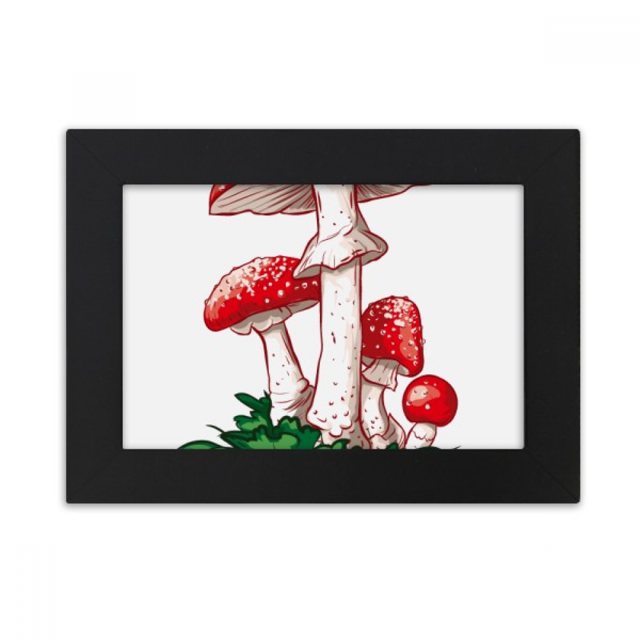 Delicious Red Poisonous Mushroom Illustration Desktop Photo Frame Ornaments Picture Art Painting