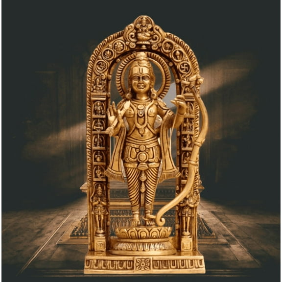 Ram Lalla Unique collection pure brass idol
