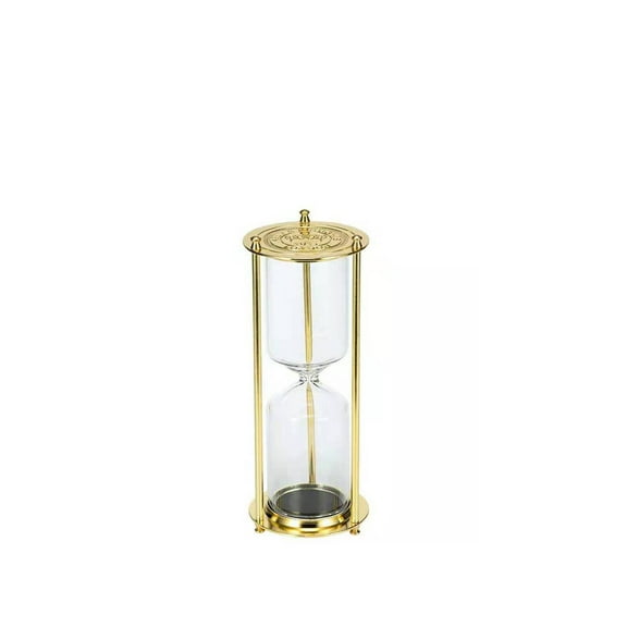 GJX Sand Timer,Easy No-Glue Party Props Hourglass,52-Piece Variety Set Customizable Creative Design Vintage Decorative,Clear