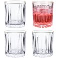 thumbnail image 7 of 12.3 Ounces/ 350ml Whiskey Glasses with Gold Rim, JOYCEMALL Set of 4 Old Fashioned Cut Crystal Scotch Rocks Glasses for Drinking Liquor Rum Cognac Cocktail Bourbon Vodka, 7 of 7
