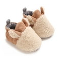 thumbnail image 4 of Otqutp Toddler Nonslip&nbsp;Sneakers Baby Snow Shoes Prewalker Boots Booties Toddler Soft First Girls Warming Boys Baby Shoes Lightweight Shoes(Beige,6-9 Months), 4 of 9