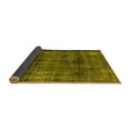 thumbnail image 2 of Ahgly Company Indoor Rectangle Abstract Yellow Modern Area Rugs, 8' x 12', 2 of 4