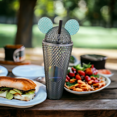 thumbnail image 4 of RDRKR 24 Oz Mickey BPA Free  Plastic Double Wall Studded Water Cup Tumbler with Lid and Straw Colorful Green, 4 of 4