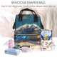 thumbnail image 5 of Disketp Sunshine Underwater Sand Turtle Mochila de Pañales de Gran Capacidad con Múltiples Bolsillos, Mochila de Viaje Multifuncional para Bebé, Unisex, Moderna y Resistente, 5 of 6
