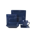 thumbnail image 4 of 10 Strawberry Street Nova Square 45 pc Dinnerware Set, Dark Blue, 4 of 4