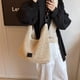 thumbnail image 3 of Bolso Punto Hombro Tejido Verano Playa para Mujer Hobo Con Correa Ajustable, 3 of 9