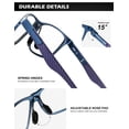 thumbnail image 4 of Gafas antiluz azul ANYLUV Lightweight Al-Mg Metal, 4 of 8