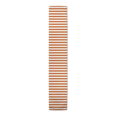

Creative Products Stripes Orange 16x90 Poly Twill Table Runner
